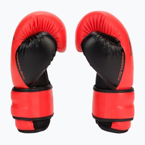 Everlast Powerlock Pu guantoni da boxe uomo rosso EV2200