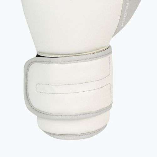 Everlast Powerlock Pu guantoni da boxe uomo bianco EV2200