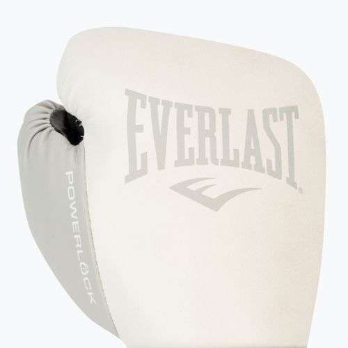Everlast Powerlock Pu guantoni da boxe uomo bianco EV2200