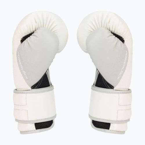 Everlast Powerlock Pu guantoni da boxe uomo bianco EV2200