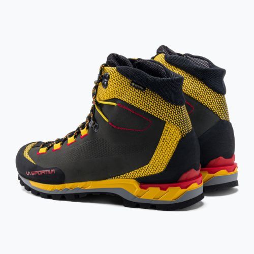 Scarponi da montagna La Sportiva Trango Tech Leather GTX da uomo nero/giallo