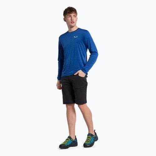 Pantaloncini da trekking Salewa Agner Light black out da uomo