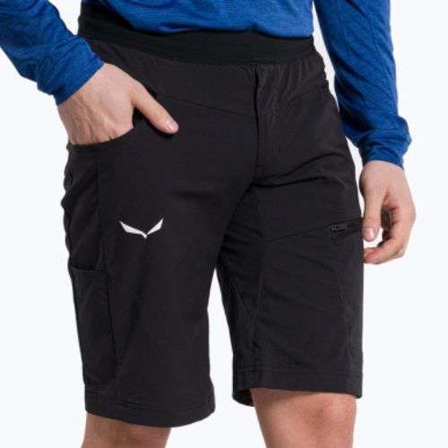 Pantaloncini da trekking Salewa Agner Light black out da uomo