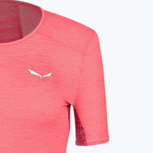 Maglietta trekking donna Salewa Puez Graphic 2 Dry calypso coral melange