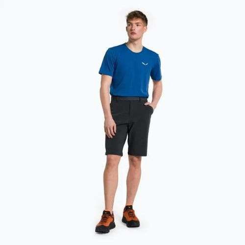 Pantaloncini da trekking da uomo Salewa Puez 3 nero out