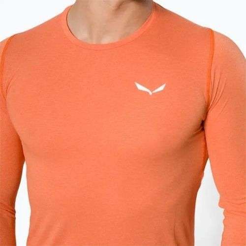 Salewa Pedroc 2 Dry uomo rosso arancio melange trekking longsleeve
