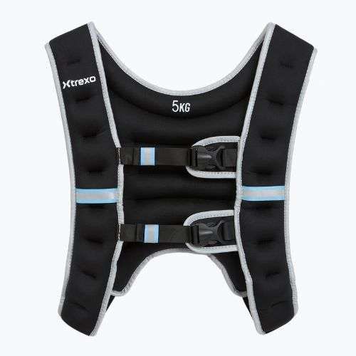 XTREXO WV-05 Gilet per allenamento con i pesi da 5 kg nero