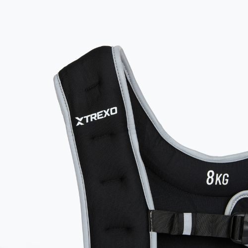 XTREXO WV-08 Gilet per allenamento con i pesi da 8 kg nero