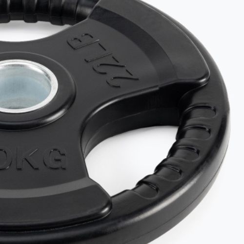 XTREXO RW10 10 kg peso in ghisa gommata nera