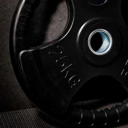 XTREXO RW25 in ghisa gommata peso 25 kg nero