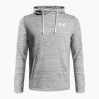 Felpa Under Armour Rival Terry LC HD pitch grigio/bianco da uomo
