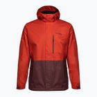 Giacca antipioggia Columbia Hikebound da uomo, color uvetta chiara e piccante