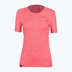 Maglietta trekking donna Salewa Puez Graphic 2 Dry calypso coral melange