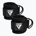 Cinghie con gancio alla caviglia RDX Gym Ankle Pro A4 nero