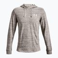 Felpa Under Armour Rival Terry LC HD pitch grigio/bianco da uomo 5