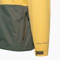 Giacca da pioggia Columbia Hikebound verde pietra e pepita d'oro per uomo 9