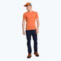 Camicia da trekking da uomo Salewa Pedroc 3 Dry rosso arancio melange 2