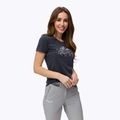 Maglietta trekking donna Salewa Geometric Dry premium navy melange
