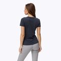 Maglietta trekking donna Salewa Geometric Dry premium navy melange 3