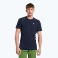 Maglietta da arrampicata Salewa Lavaredo uomo Canapa blazer navy