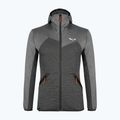 Felpa trekking uomo Salewa Puez Melange PL FZ Hoody nero melange 6