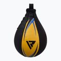 Palla da boxe RDX Speed Ball in pelle Multi giallo/blu 2