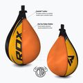 Palla da boxe RDX Speed Ball in pelle Multi giallo/blu 3