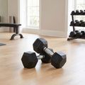 Manubri gommati XTREXO Hex 15 kg 3