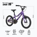 Bicicletta per bambini ATTABO EASE 16" viola 2