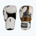Top King Muay Thai Empower guanti da boxe bianchi
