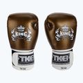 Guantoni da boxe Top King Muay Thai Empower bianco/oro 2