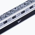 Fasce Nike stampate 3 pezzi nero. 3