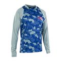 Maglia da ciclismo a maniche lunghe da uomo ION Scrub verde marea 5