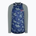 Maglia da ciclismo a maniche lunghe da uomo ION Scrub verde marea