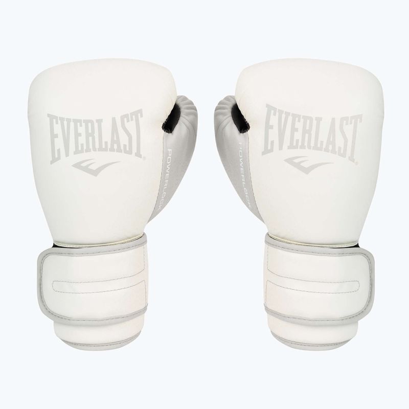 Everlast Powerlock Pu guantoni da boxe uomo bianco EV2200