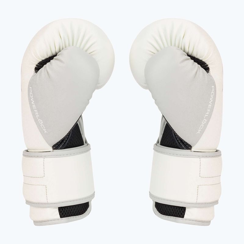 Everlast Powerlock Pu guantoni da boxe uomo bianco EV2200 4