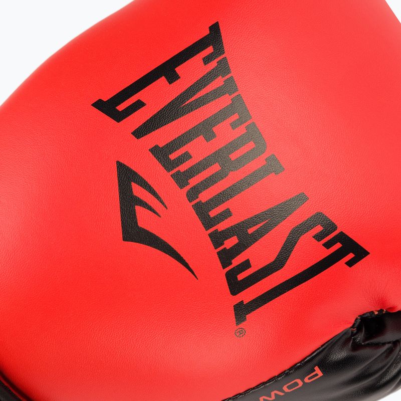 Everlast Powerlock Pu guantoni da boxe uomo rosso EV2200 5