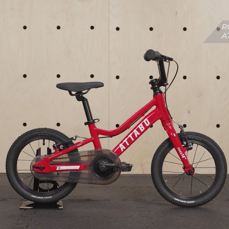 Bicicletta per bambini ATTABO EASE 16" rosso 18