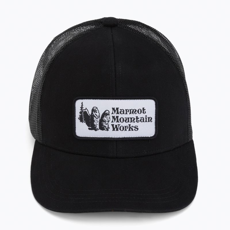 Cappello da baseball Marmot Retro Trucker nero/nero 4