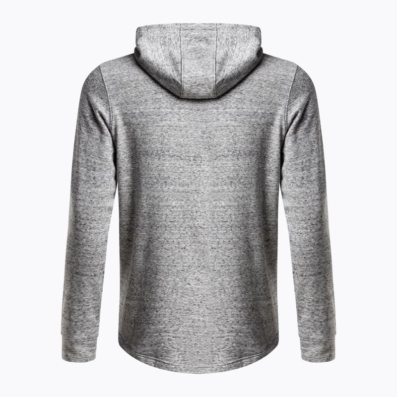 Felpa Under Armour Rival Terry LC HD pitch grigio/bianco da uomo 2