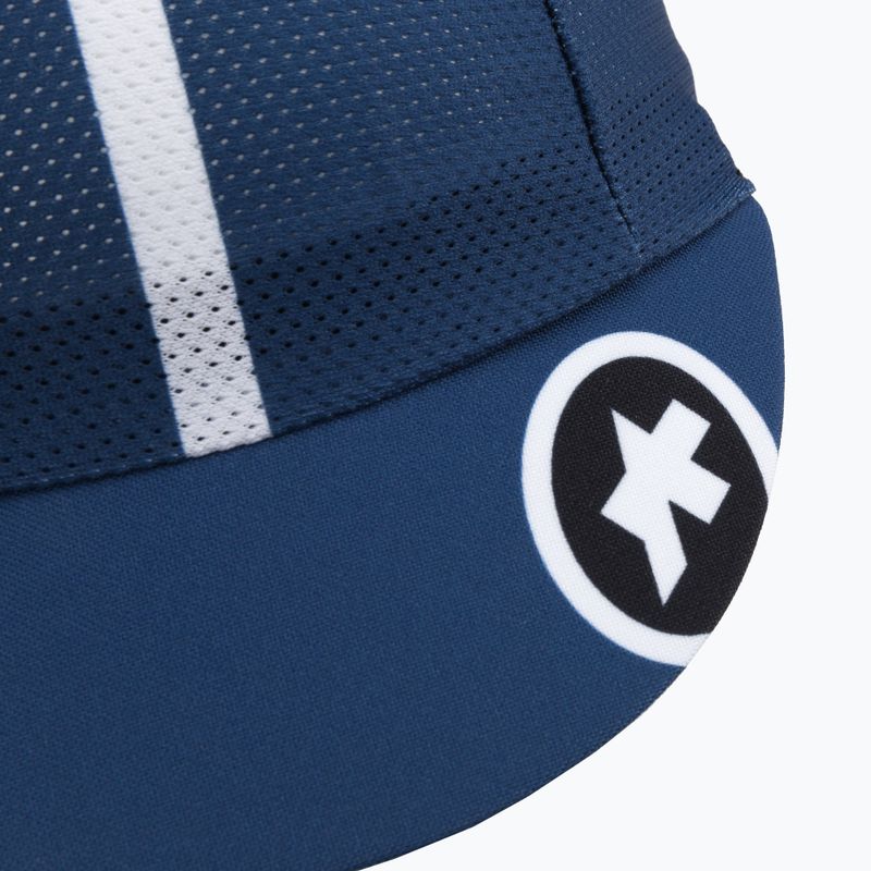 Cappellino da ciclismo ASSOS blu pietra 6