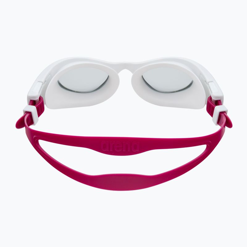 Occhialini da nuoto da donna arena The One Woman fumo/bianco/viola 5