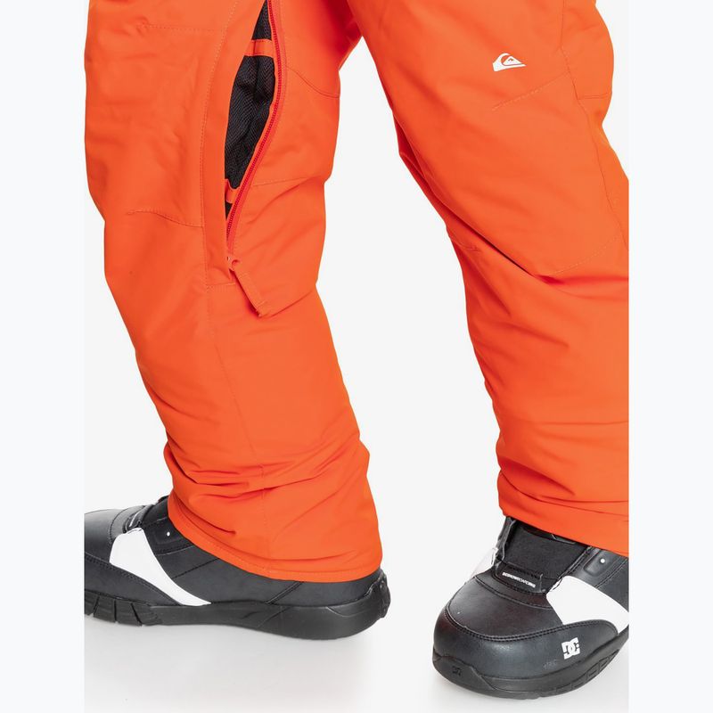 Pantaloni da snowboard per bambini Quiksilver Estate in purea di zucca 6