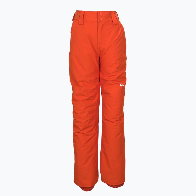 Pantaloni da snowboard per bambini Quiksilver Estate in purea di zucca 7