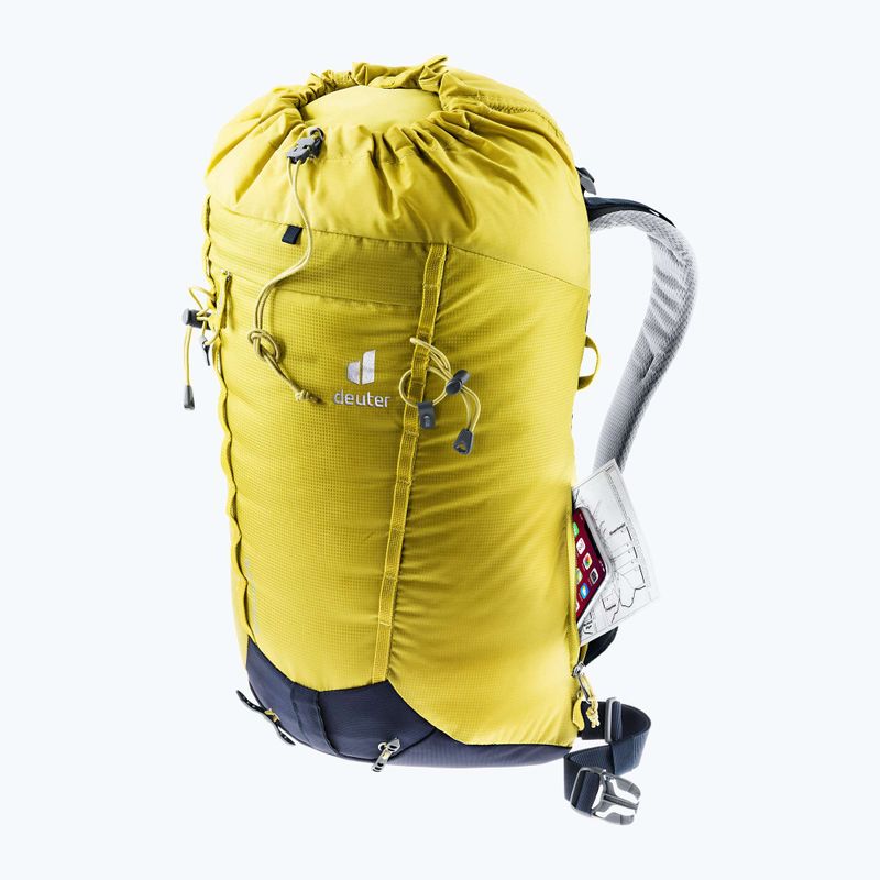 Zaino da arrampicata da donna deuter Guide Lite 22 l SL verde/curry/navy 7