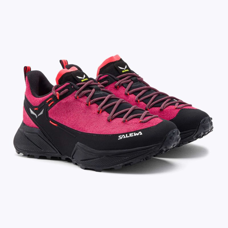 Salewa Dropline Leather scarpe da trekking da donna malva/mood/nero 5