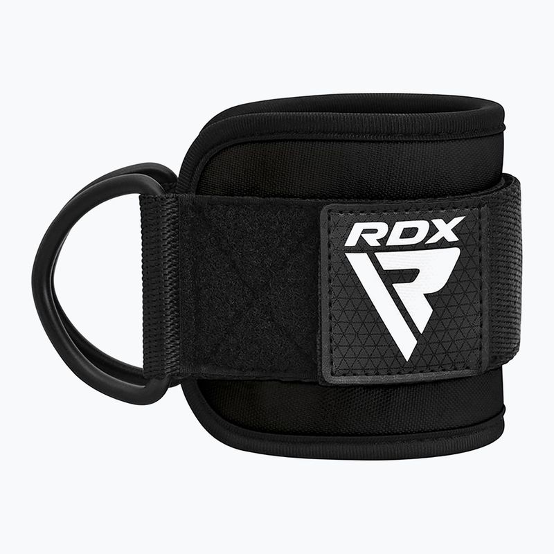 Cinghie con gancio alla caviglia RDX Gym Ankle Pro A4 nero 2