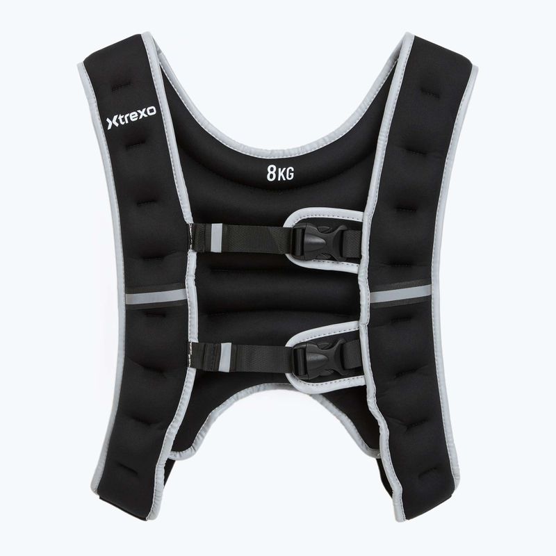 XTREXO WV-08 Gilet per allenamento con i pesi da 8 kg nero