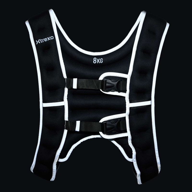 XTREXO WV-08 Gilet per allenamento con i pesi da 8 kg nero 7