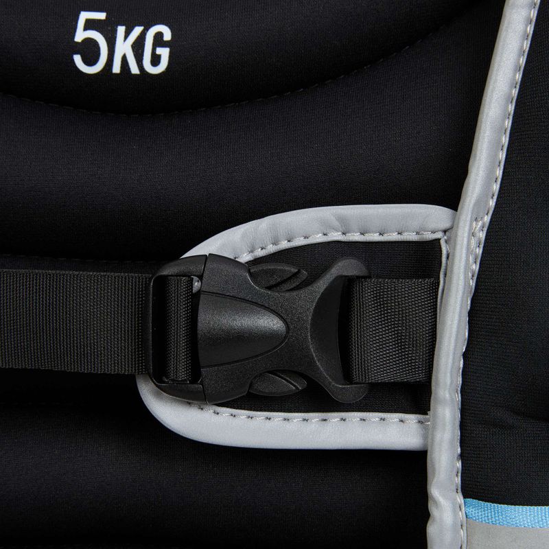 XTREXO WV-05 Gilet per allenamento con i pesi da 5 kg nero 5
